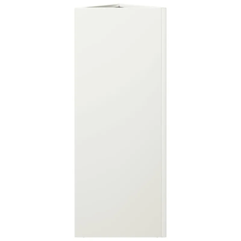 Sodo loveliai, 2vnt., balti, 30x26x75cm, plienas, trikampiai