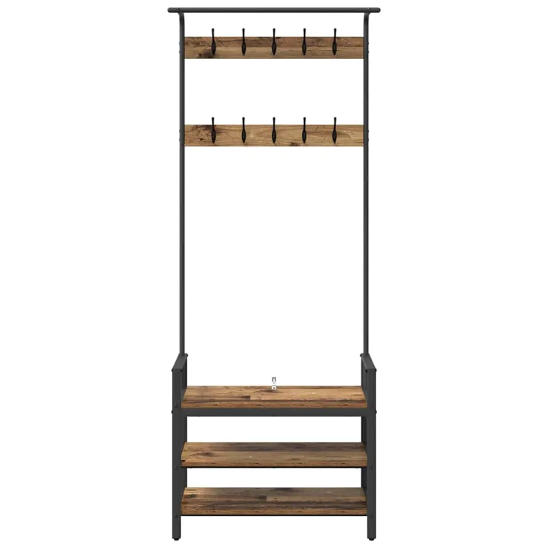 Paltas su lentyna Senas medis 75 x 34 x 184 cm Apdirbta mediena