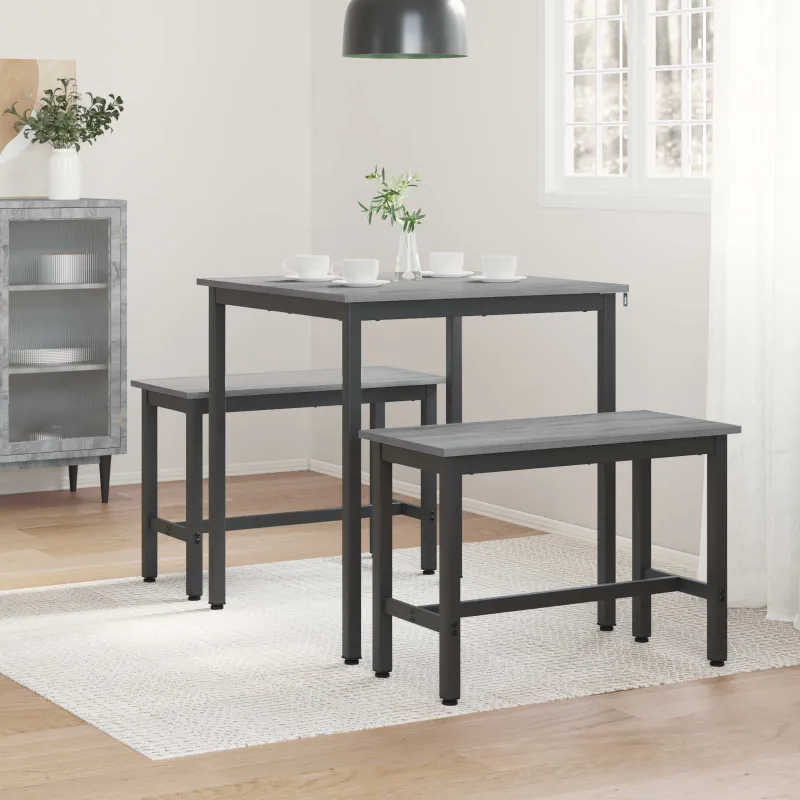 Valgomieji stalai 70 x 70 x 75 cm METALAS