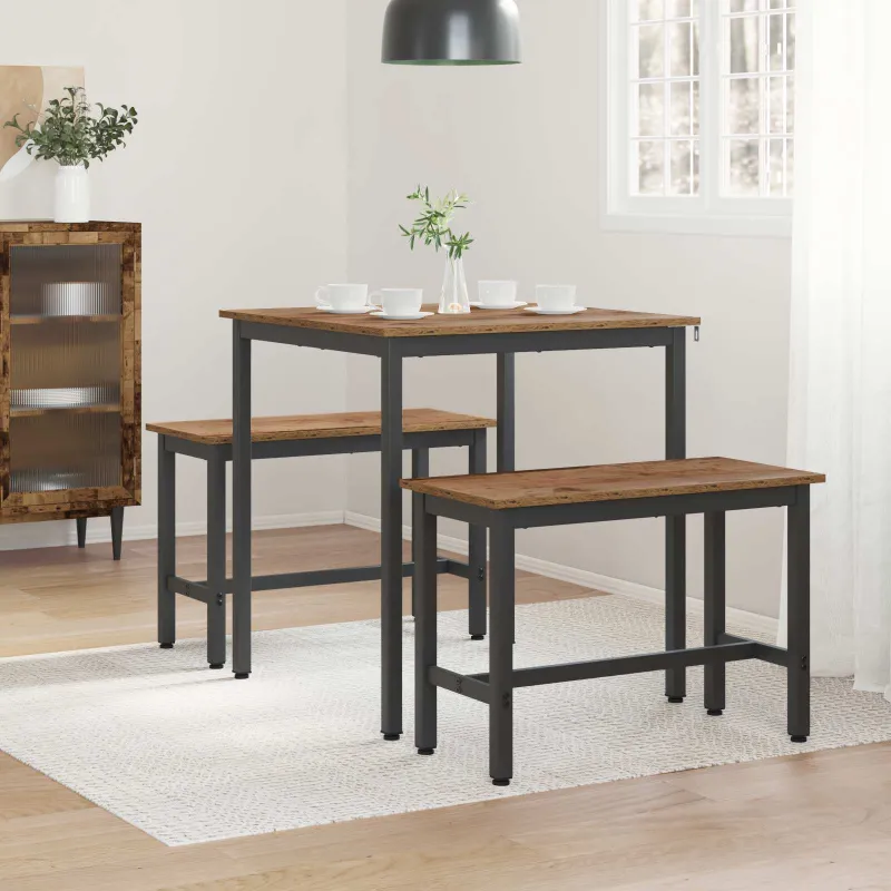Valgomieji stalai 70 x 70 x 75 cm METALAS