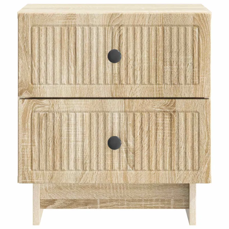 Šalia lovos spintelė 2 pcs Sonoma ąžuolas 43 x 34,5 x 47,5 cm
