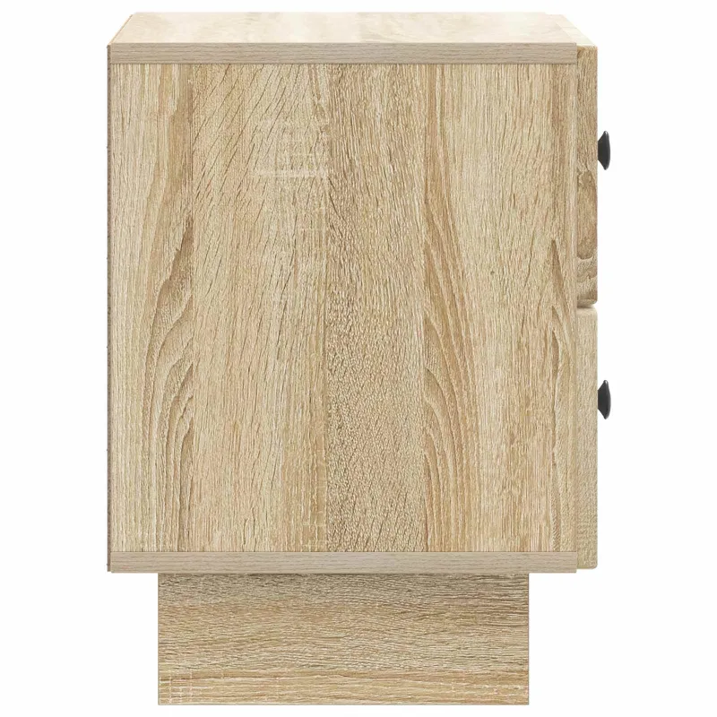 Šalia lovos spintelė 2 pcs Sonoma ąžuolas 43 x 34,5 x 47,5 cm