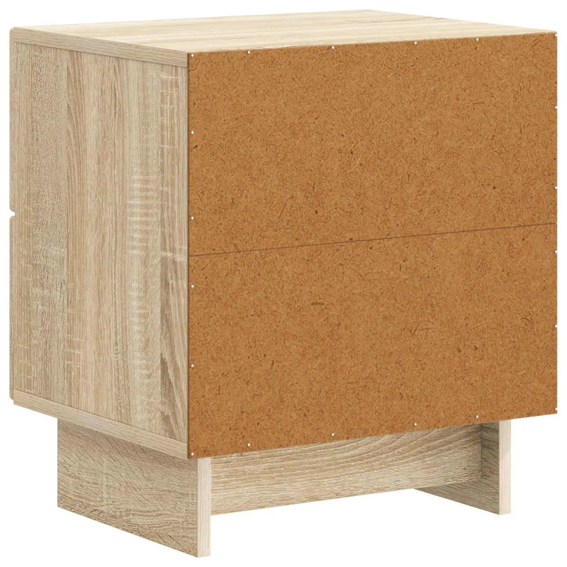 Šalia lovos spintelė 2 pcs Sonoma ąžuolas 43 x 34,5 x 47,5 cm