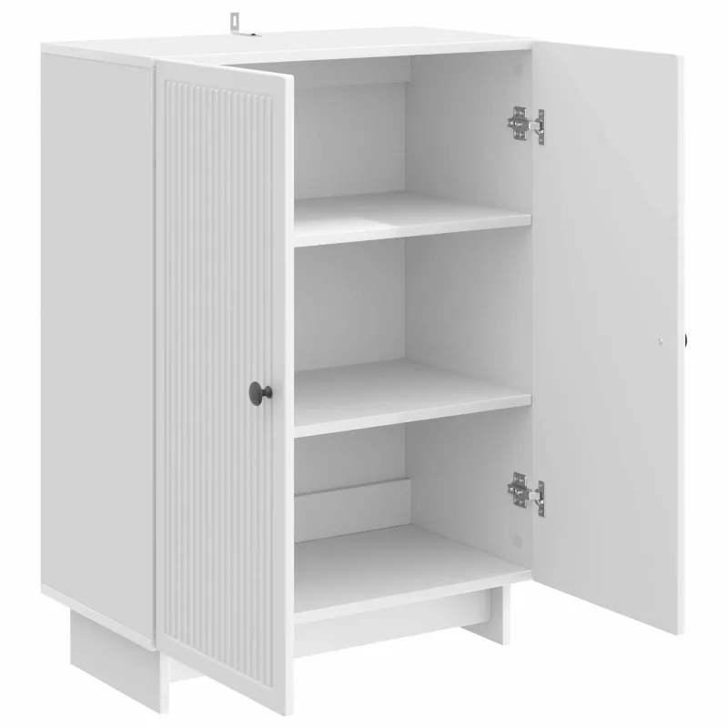 Kabalas Itin blizgi balta 66 x 34,5 x 90 cm Apdirbta mediena