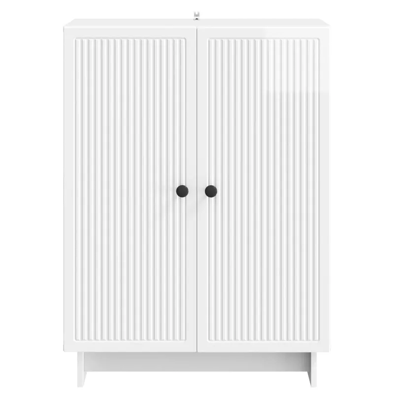 Kabalas Itin blizgi balta 66 x 34,5 x 90 cm Apdirbta mediena