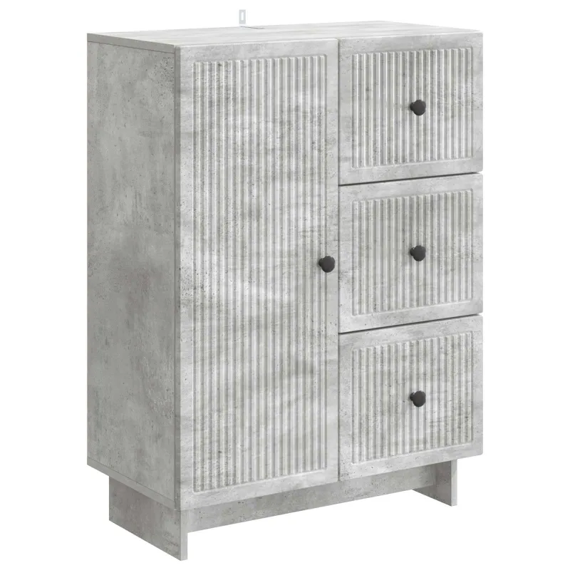 Kabalas Betono pilka 66 x 34,5 x 90 cm Apdirbta mediena
