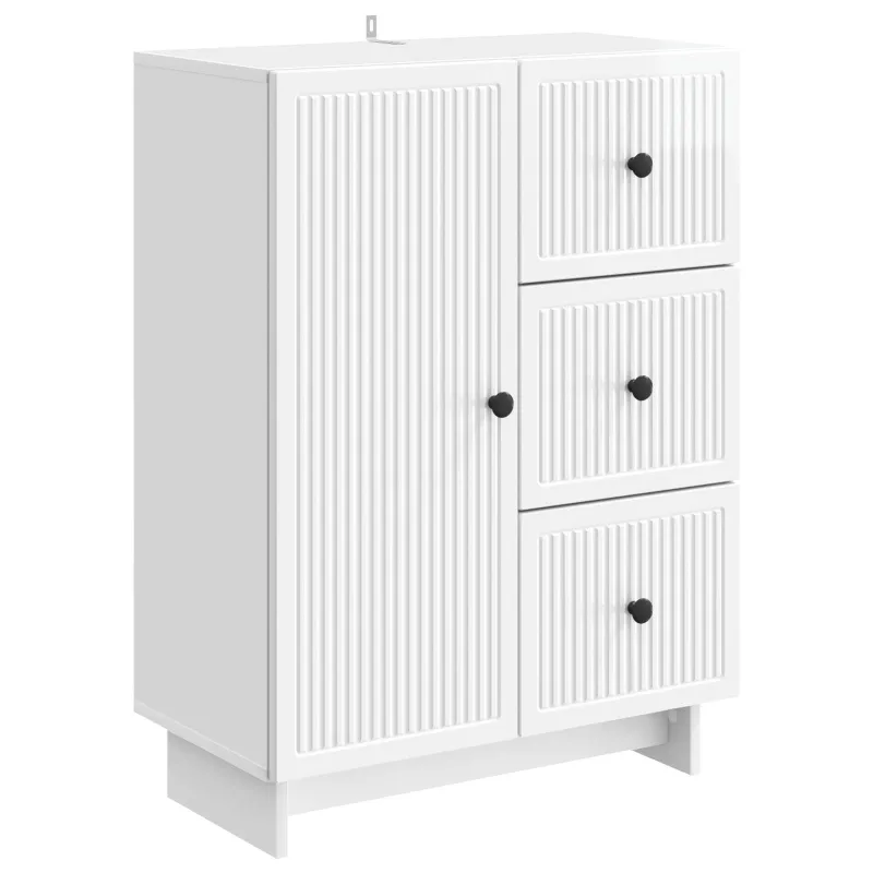 Kabalas Itin blizgi balta 66 x 34,5 x 90 cm Apdirbta mediena