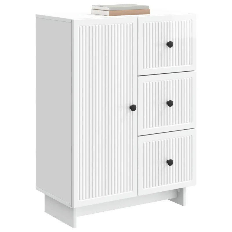 Kabalas Itin blizgi balta 66 x 34,5 x 90 cm Apdirbta mediena