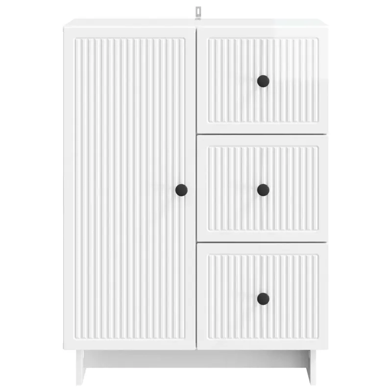 Kabalas Itin blizgi balta 66 x 34,5 x 90 cm Apdirbta mediena