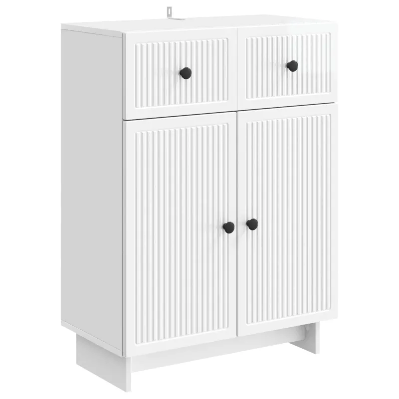 Kabalas Itin blizgi balta 66 x 34,5 x 90 cm Apdirbta mediena
