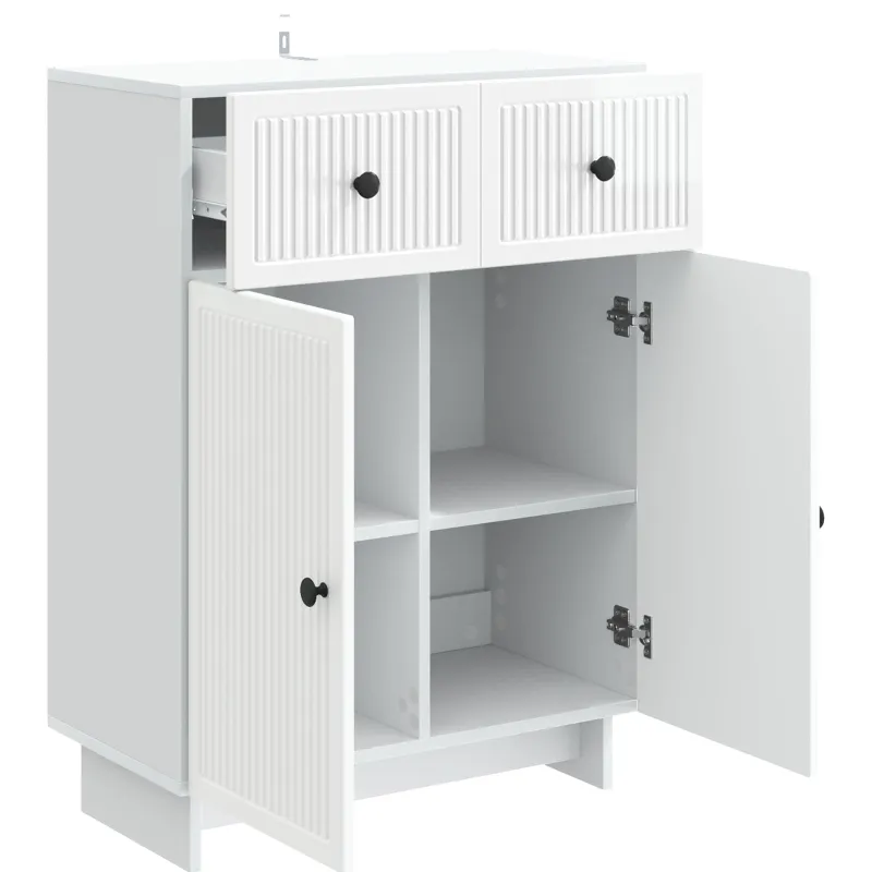 Kabalas Itin blizgi balta 66 x 34,5 x 90 cm Apdirbta mediena