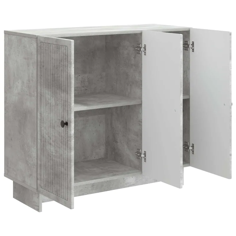 Kabalas Betono pilka 89 x 34,5 x 80 cm Apdirbta mediena