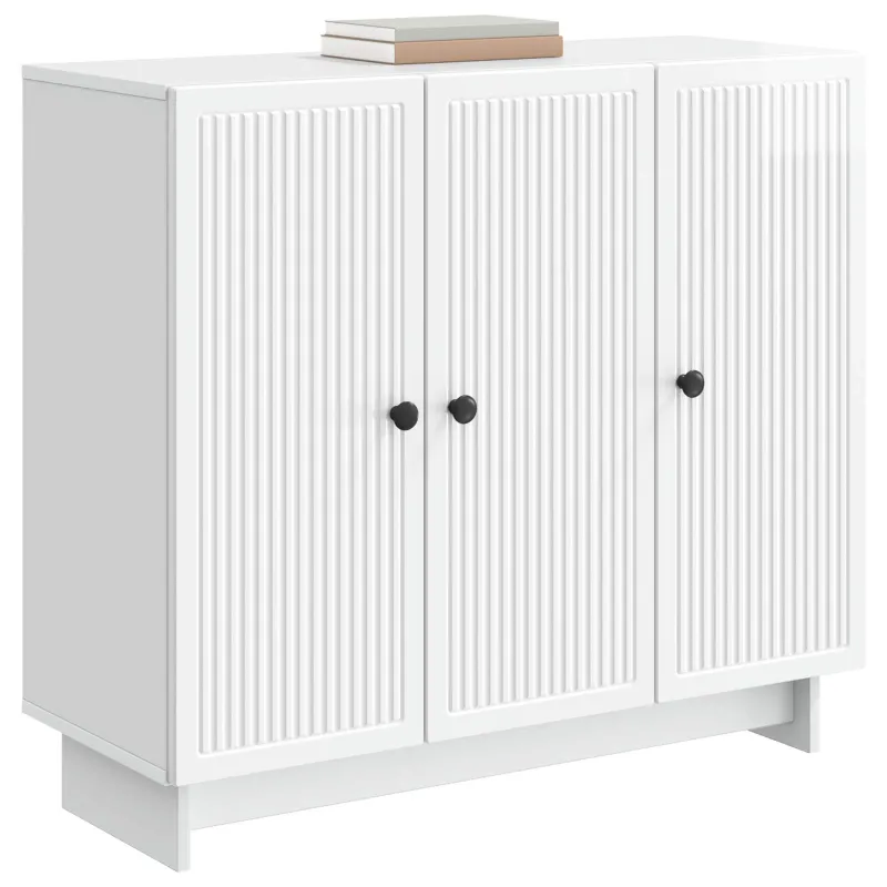Kabalas Itin blizgi balta 89 x 34,5 x 80 cm Apdirbta mediena