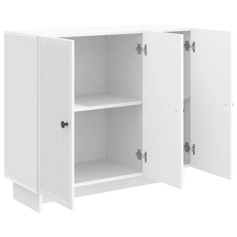 Kabalas Itin blizgi balta 89 x 34,5 x 80 cm Apdirbta mediena