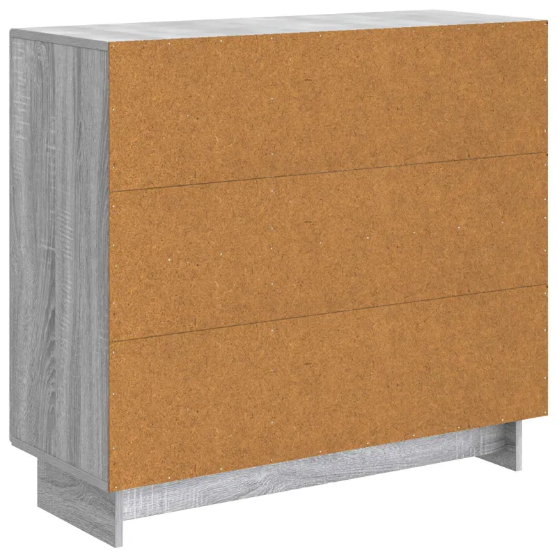 Kabalas Pilka sonoma ąžuolo 89 x 34,5 x 80 cm Apdirbta mediena