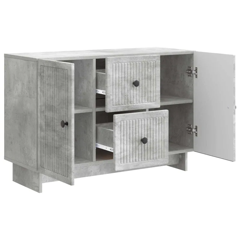 Kabalas Betono pilka 89 x 34,5 x 60 cm Apdirbta mediena