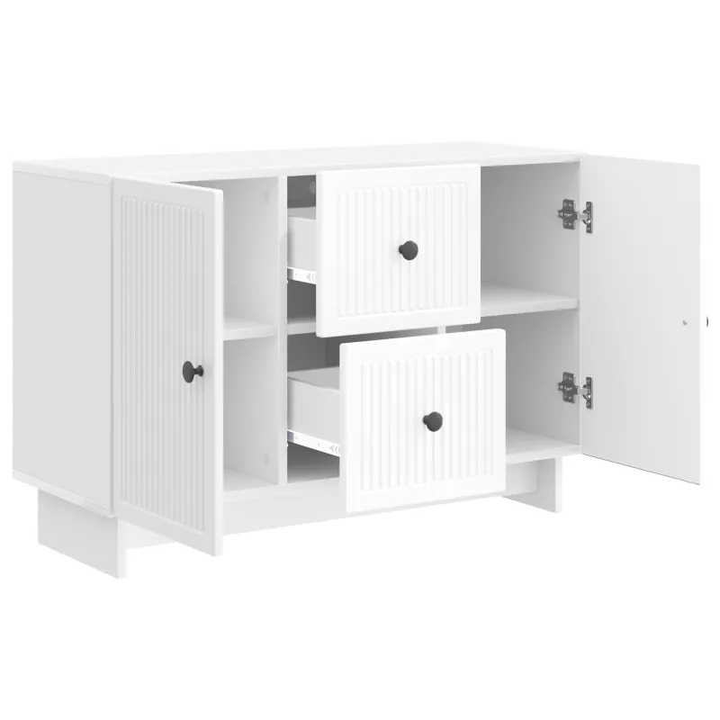 Kabalas Itin blizgi balta 89 x 34,5 x 60 cm Apdirbta mediena