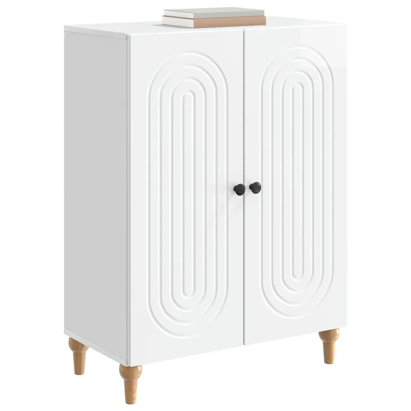 Kabalas Itin blizgi balta 66 x 34,5 x 90 cm Apdirbta mediena
