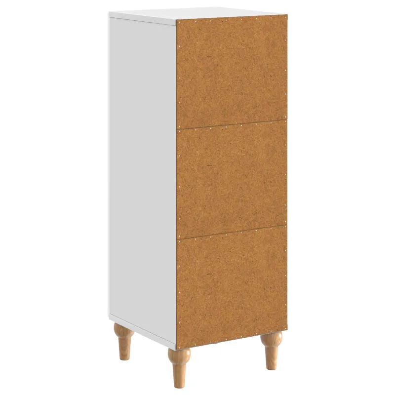 Kabalas Itin blizgi balta 33 x 34,5 x 90 cm Apdirbta mediena