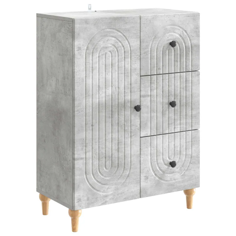 Kabalas Betono pilka 66 x 34,5 x 90 cm Apdirbta mediena