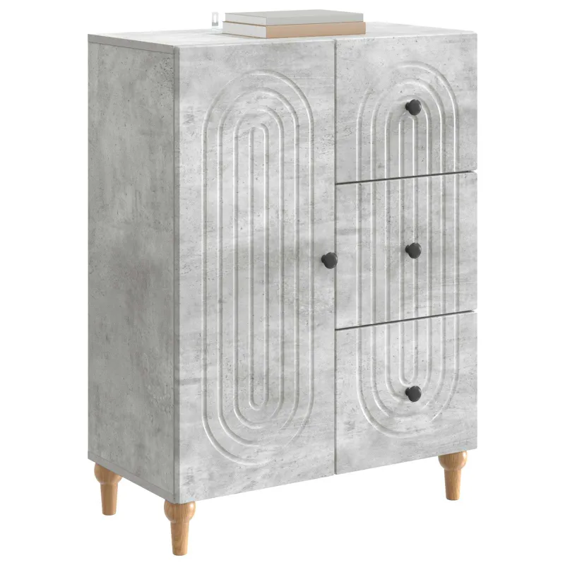 Kabalas Betono pilka 66 x 34,5 x 90 cm Apdirbta mediena
