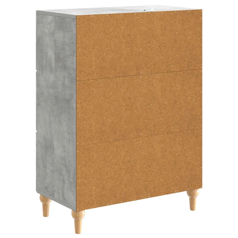 Kabalas Betono pilka 66 x 34,5 x 90 cm Apdirbta mediena
