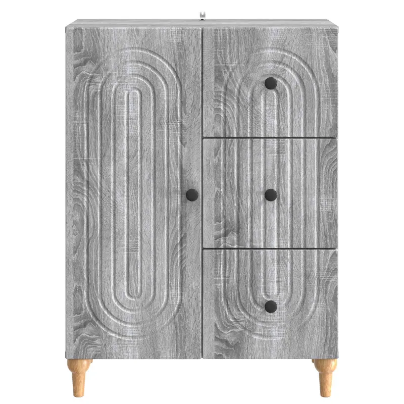 Kabalas Pilka sonoma ąžuolo 66 x 34,5 x 90 cm Apdirbta mediena