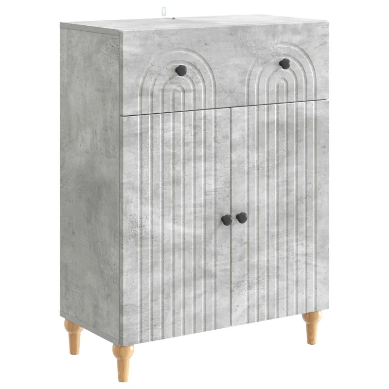 Kabalas Betono pilka 66 x 34,5 x 90 cm Apdirbta mediena
