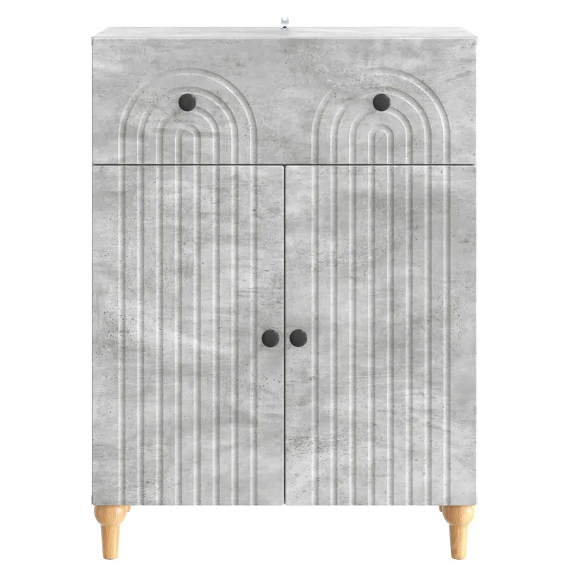 Kabalas Betono pilka 66 x 34,5 x 90 cm Apdirbta mediena