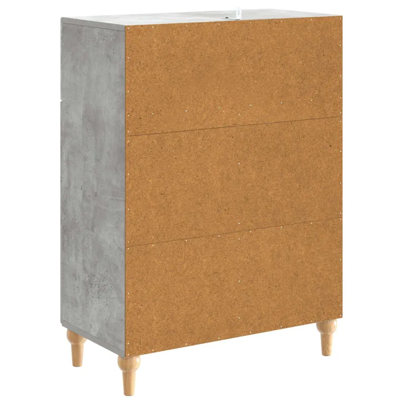 Kabalas Betono pilka 66 x 34,5 x 90 cm Apdirbta mediena