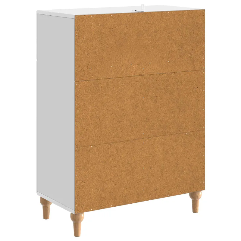 Kabalas Itin blizgi balta 66 x 34,5 x 90 cm Apdirbta mediena