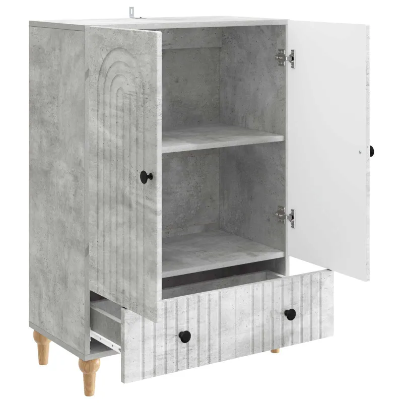 Kabalas Betono pilka 66 x 34,5 x 95 cm Apdirbta mediena