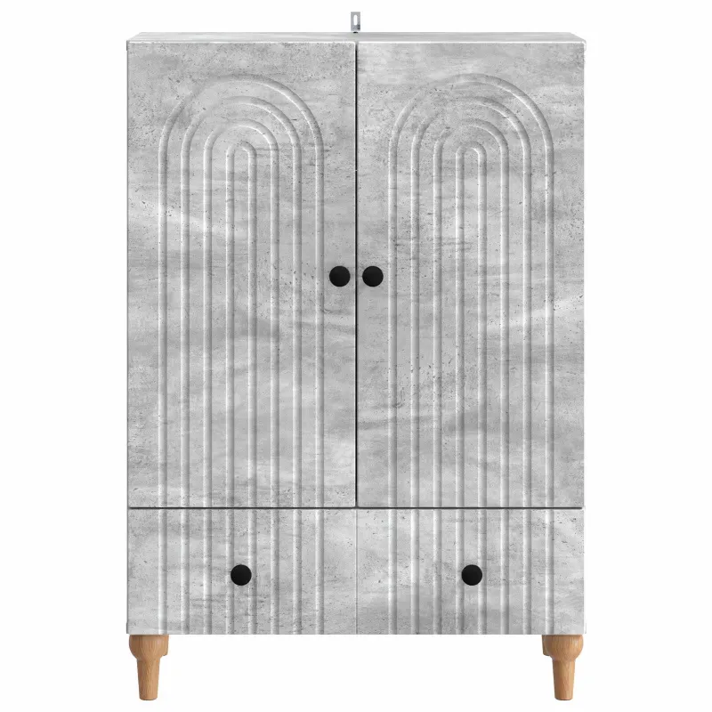 Kabalas Betono pilka 66 x 34,5 x 95 cm Apdirbta mediena