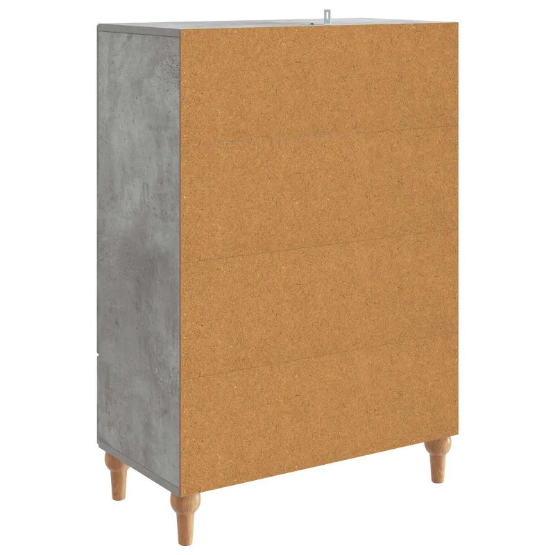 Kabalas Betono pilka 66 x 34,5 x 95 cm Apdirbta mediena