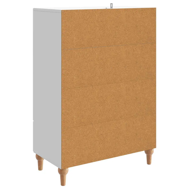 Kabalas Itin blizgi balta 66 x 34,5 x 95 cm Apdirbta mediena