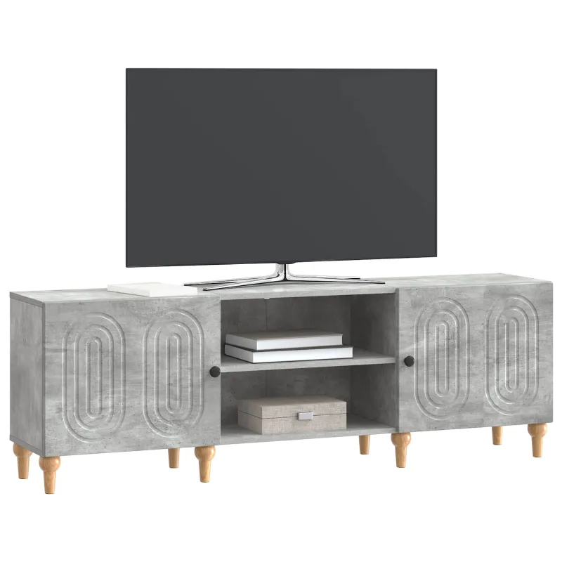 Televizoriaus spintelė Betono pilka 150 x 31 x 50 cm