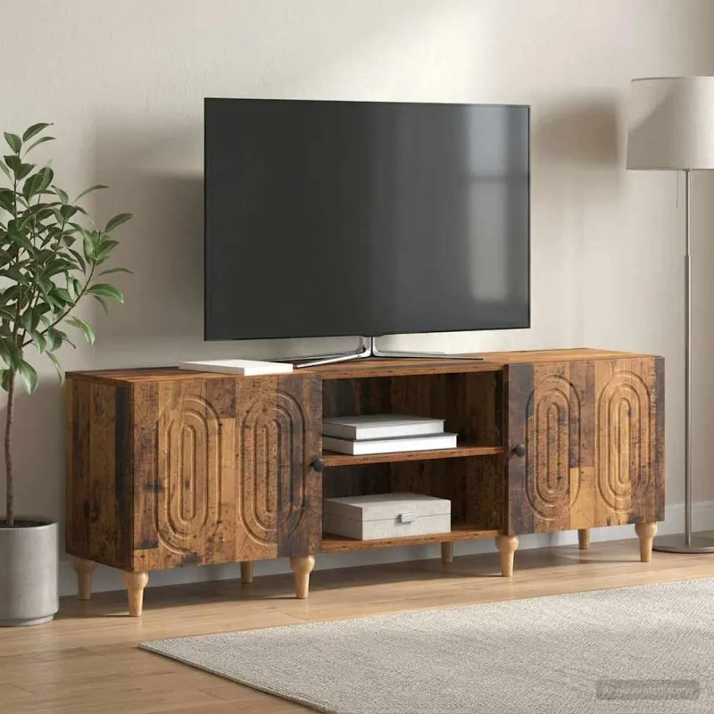 Televizoriaus spintelė Sendintos medienos 150 x 31 x 50 cm