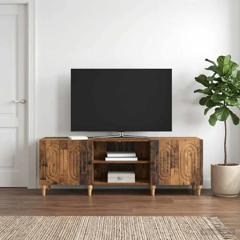 Televizoriaus spintelė Sendintos medienos 150 x 31 x 50 cm