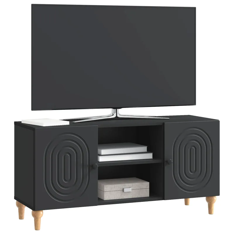 Televizoriaus spintelė Juoda 102 x 34,5 x 50 cm