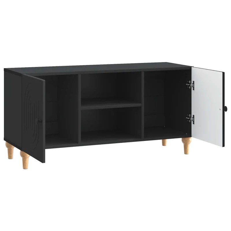Televizoriaus spintelė Juoda 102 x 34,5 x 50 cm