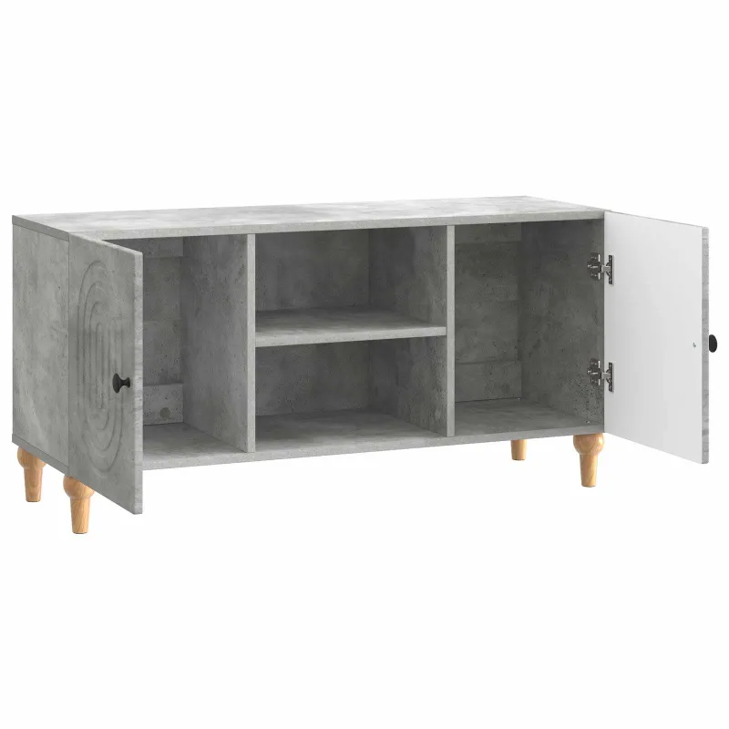Televizoriaus spintelė Betono pilka 102 x 34,5 x 50 cm