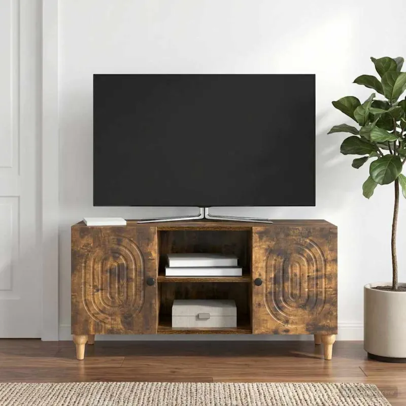 Televizoriaus spintelė Dūminio ąžuolo 102 x 34,5 x 50 cm