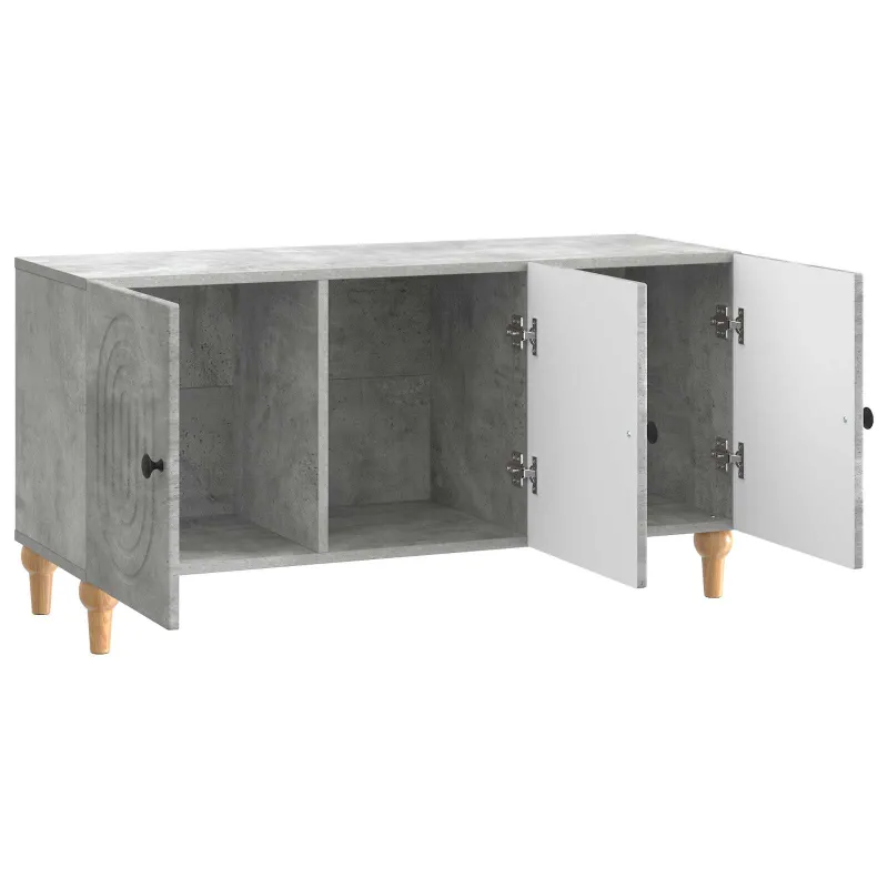 Televizoriaus spintelė Betono pilka 99 x 34,5 x 50 cm
