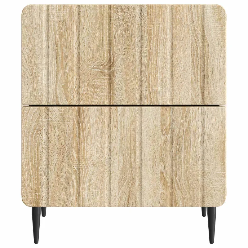 Šalia lovos spintelė 2 pcs Sonoma ąžuolas 43 x 34,5 x 49,5 cm