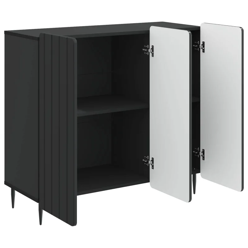 Kabalas Juoda 89 x 34,5 x 82 cm Apdirbta mediena