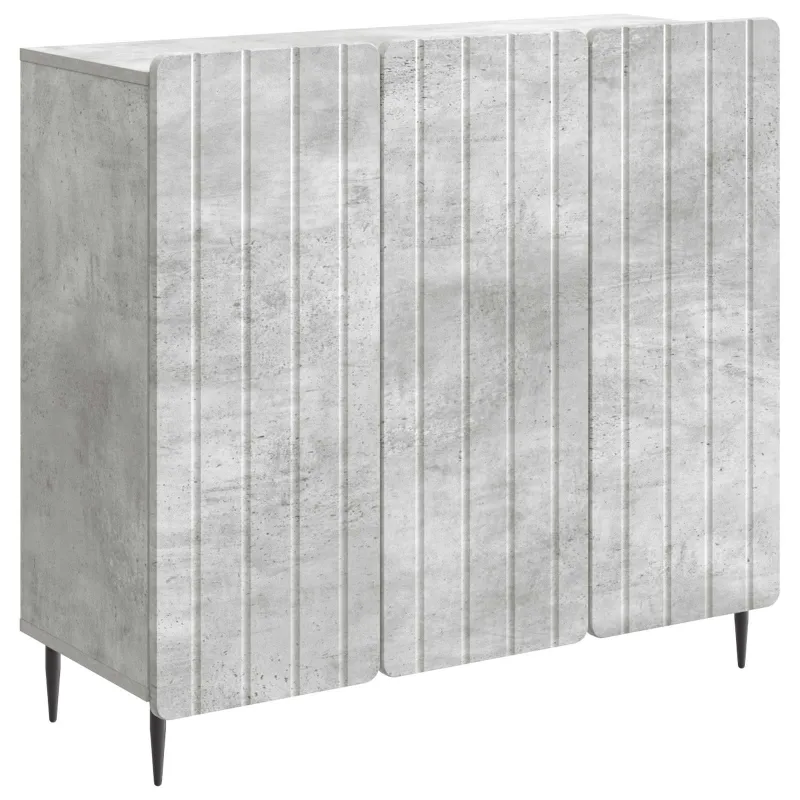 Kabalas Betono pilka 89 x 34,5 x 82 cm Apdirbta mediena