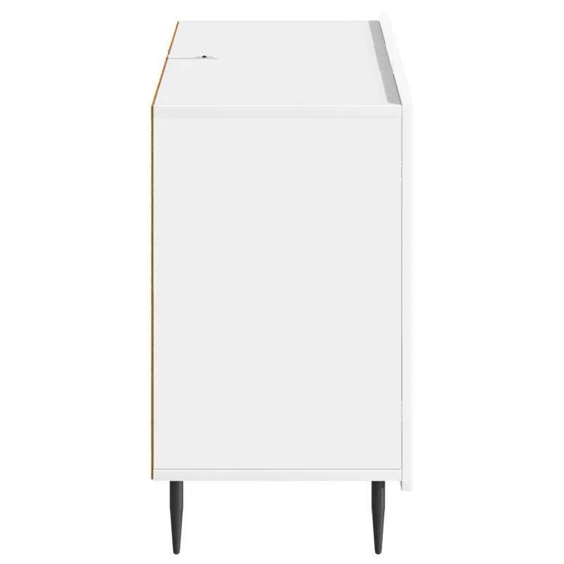 Kabalas Itin blizgi balta 89 x 34,5 x 62 cm Apdirbta mediena