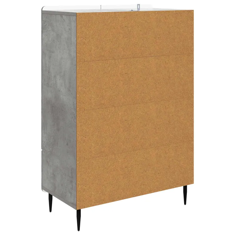 Kabalas Betono pilka 66 x 34,5 x 97 cm Apdirbta mediena
