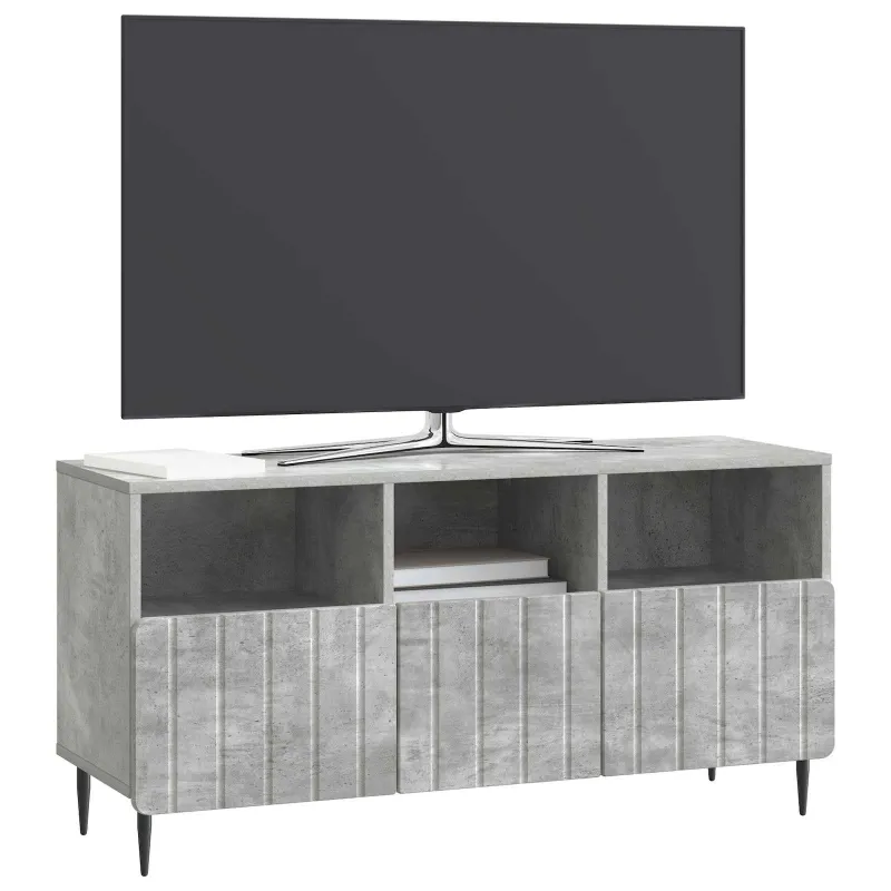Televizoriaus spintelė Betono pilka 102 x 34,5 x 50 cm