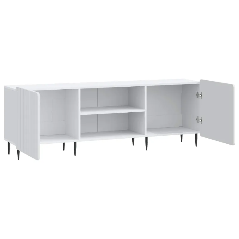 Televizoriaus spintelė Balta 150 x 31 x 52 cm Apdirbta mediena